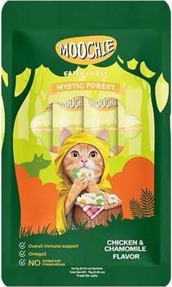 Moochie Sıvı Kedi Ödülü Tavuk-Papatya 5x15 Gr - Image 1