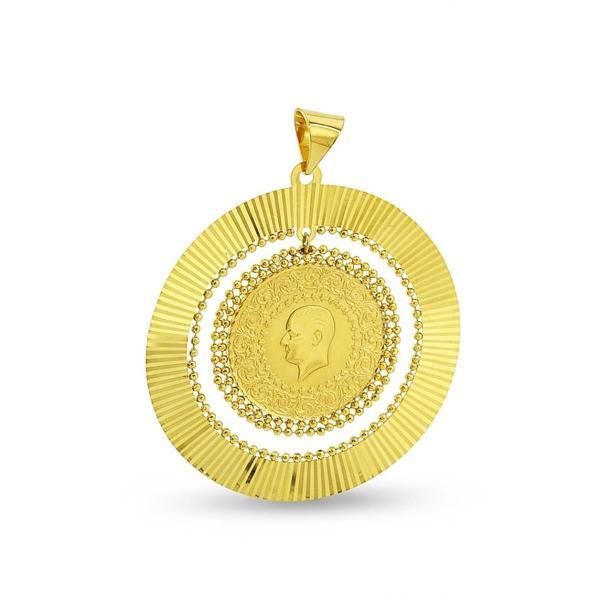 22 Ayar Altın Turalı Kolye Ucu  -  K221203 - Image 1