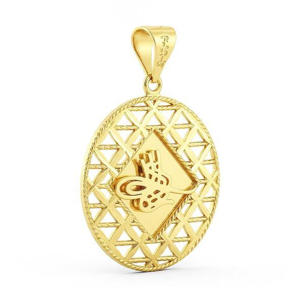 22 Ayar Altın Turalı Kolye Ucu  -  KY40473 - Image 1