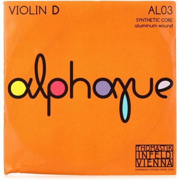 Thomastik AL03 Alphayue 4/4 Tek Keman Re Teli (Medium) - Image 1