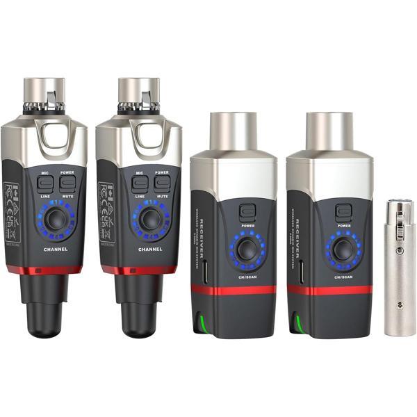 Xvive XV-U35D Kablosuz Mikrofon Sistemi - Çift Mikrofon için Set - Image 1