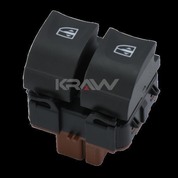 CAM KALDIRMA ANAHTARI RENAULT CLIO IV - CAPTUR SOL - BEYAZ IŞIK - Image 1