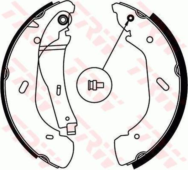 PABUÇLU FREN BALATASI ARKA FORD TRANSIT 2000 - 2006 - Image 1