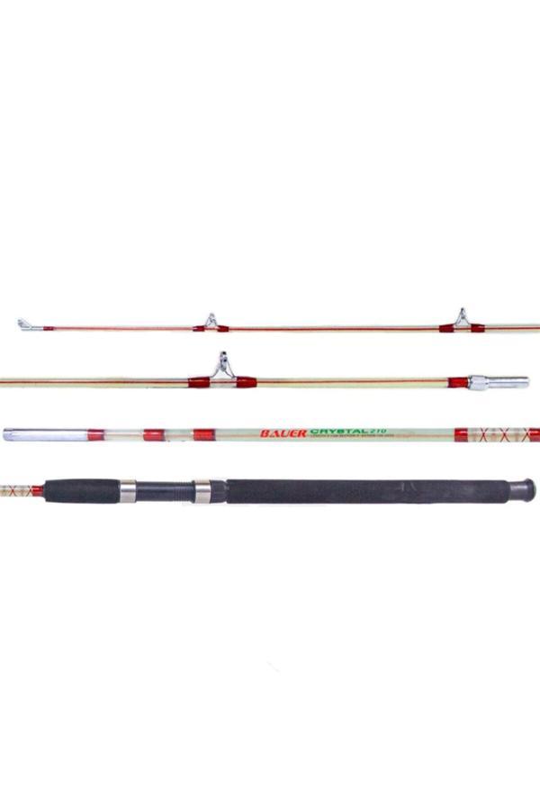 Crystal Iki Parça Dolgu Şeffaf Olta Kamışı 240 Cm - Image 1