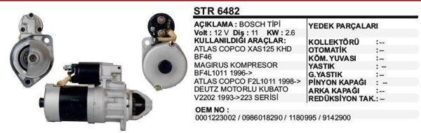 MARŞ MOTORU 11 DIS 12V.ATLAS COPCO/DEUTZ 223 BOSCH TİP. - Image 1