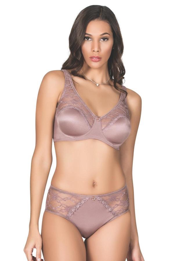 Soft Kaplı Dantel Geniş Askı Sütyen Takım Kadın 5035 - Image 1