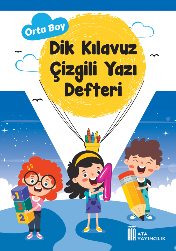 1. SINI ORTA BOY DİK KILAVUZ ÇİZGİLİ YAZI DEFTERİ - Ata Yayıncılık - Image 1