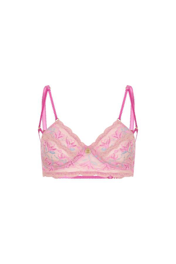 Fleur Pembe Dantelli Balconette - Image 1