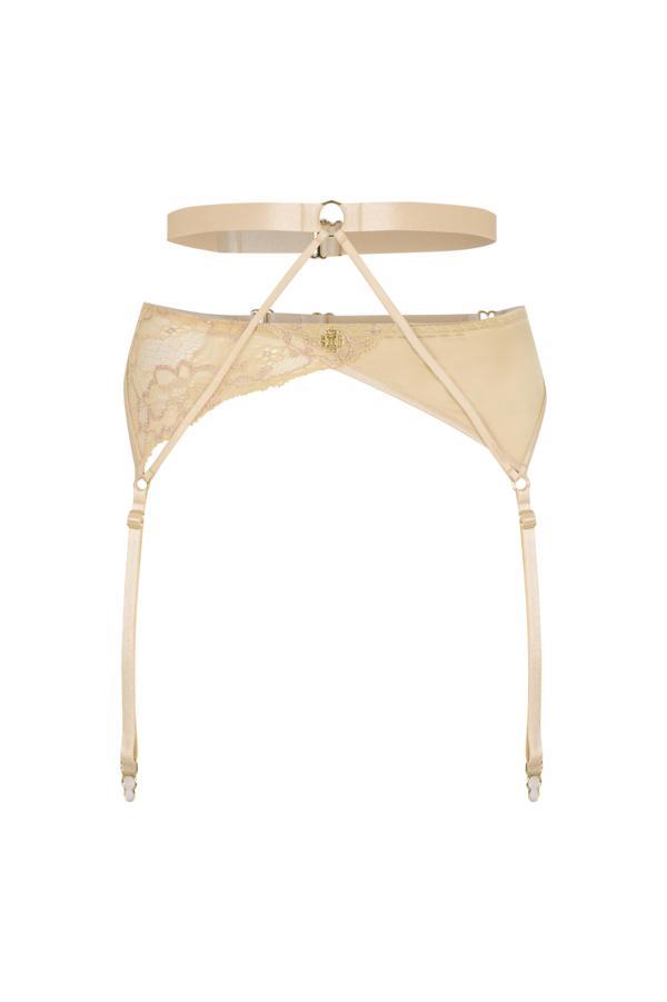 Le Passe Ten Kemerli Saten Dantel Detaylı Jartiyer - Image 1