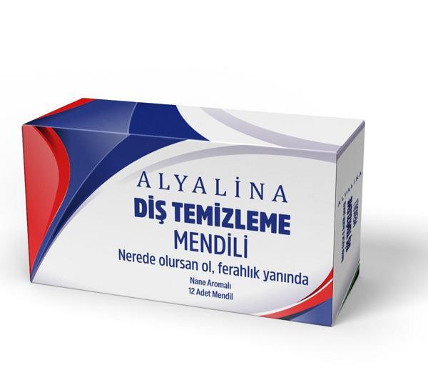 ALYALİNA Diş Temizleme Mendili 12 Adet - Image 1