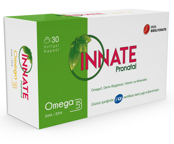 Innate Pronatal Omega3, Vitamin Ve Mineraller 30 Kapsül - Image 1
