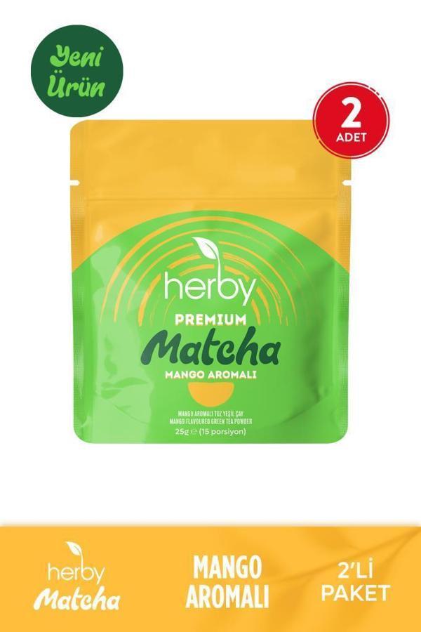 Herby Premium Matcha Mango Aromalı 2'li - Image 1