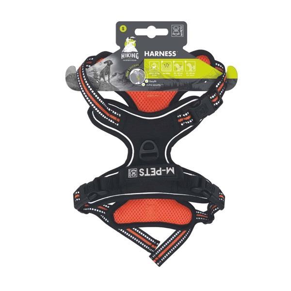 M-Pets Hıkıng Reflektörlü Soft Köpek Göğüs Tasması Turuncu L - Image 1