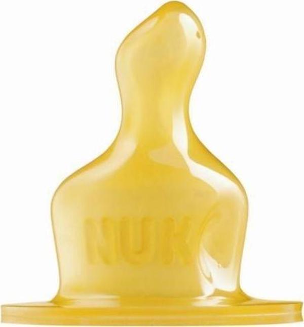 Nuk Kauçuk Orta Delik Biberon Emziği NO:1 - Image 1