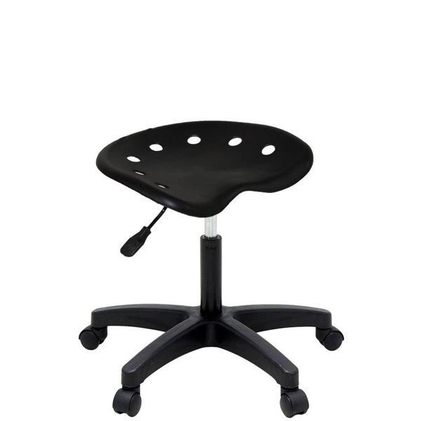 Türksit Nil Amortisörlü Tabure Plastik Ayak Siyah - Image 1