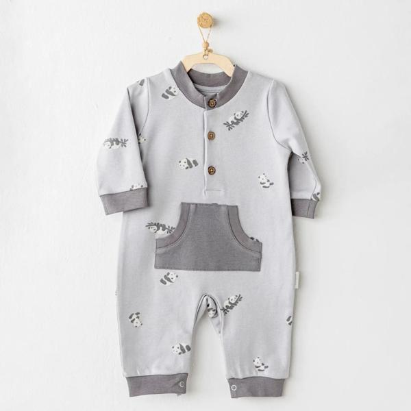 The Log İnvest Keep Smiling Tulum Gri - Image 1