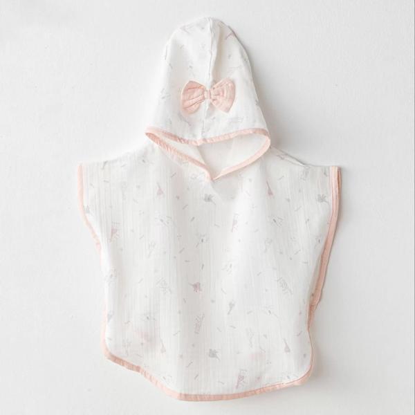 The Log İnvest Love Family Müslin Bebek Panço Ekru Ac25513 - Image 1