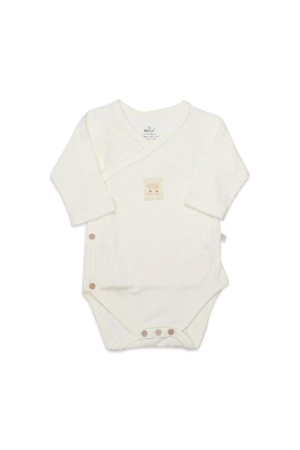 Organic Modal Flying Balloons Kruvaze Uzun Kol Body Bs17121 Ekru - Image 1