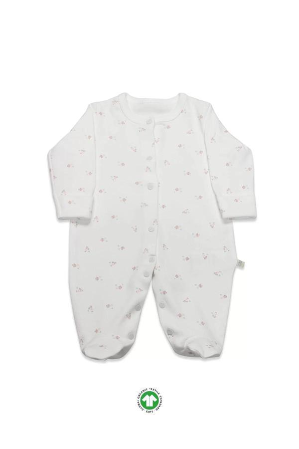 Bistyle Grow İn Love Bebe Tulum 15103 Pembe Ekru - Image 1