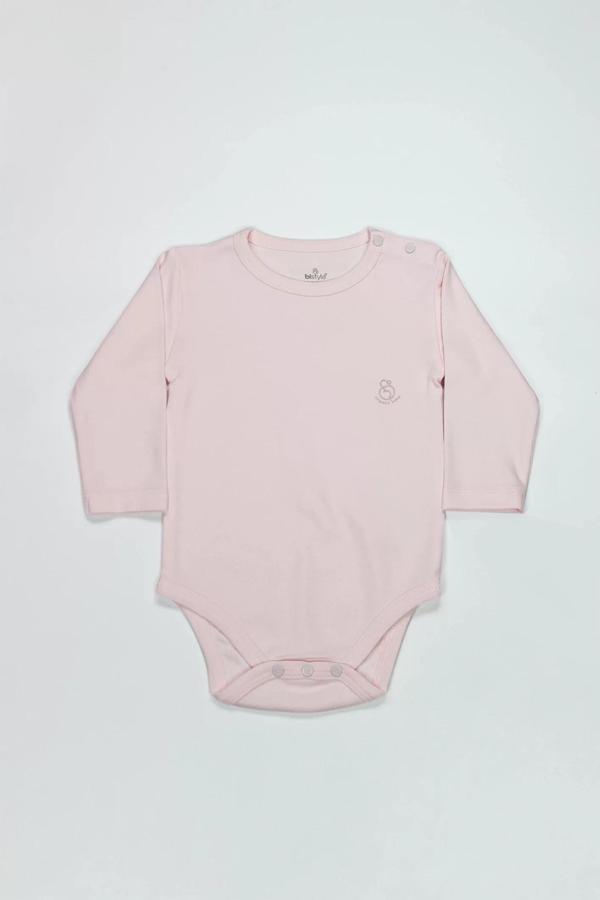 Bistyle Natural Basic Style Uzun Kol Body 17104 Pembe - Image 1