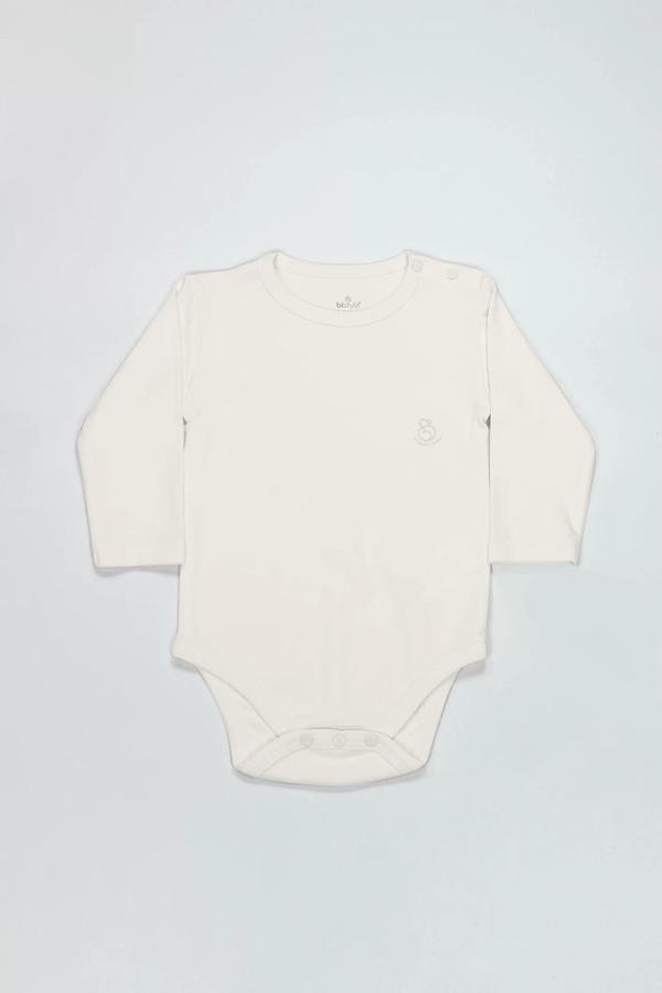 Bistyle Natural Basic Style Uzun Kol Body 17104 Ekru - Image 1