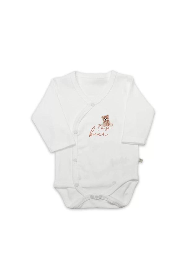 The Log İnvest I Am So Bear Uzun Kol Badi 17107 Bej-ekru - Image 1