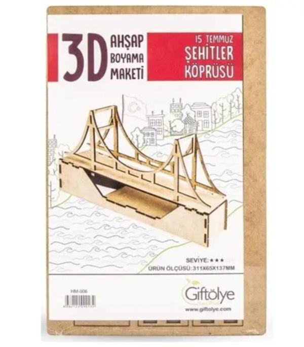 Ahşap Maket 3D 15 Temmuz Köprüsü - Image 1