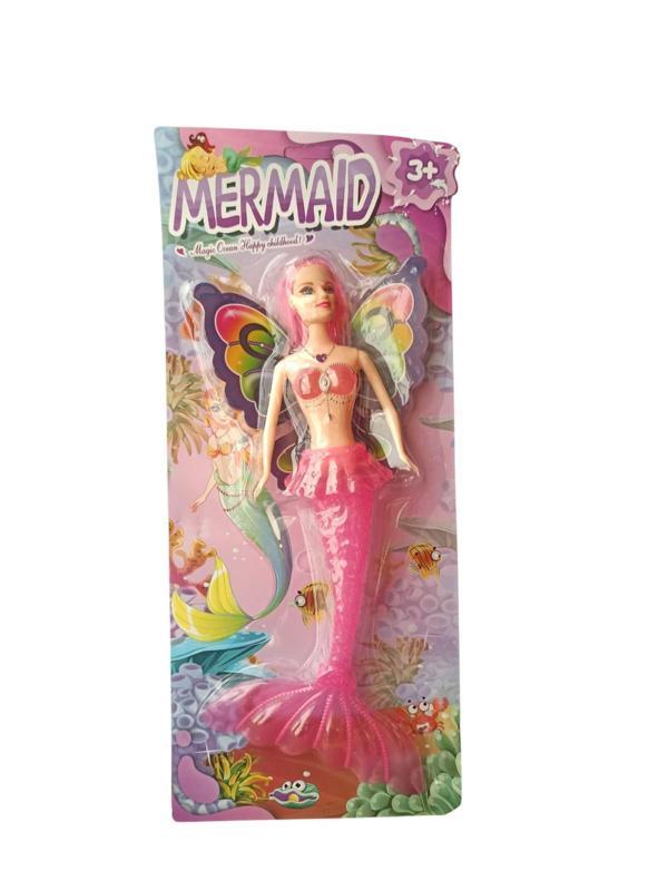 Oyuncak 32 cm Işıklı Deniz Kızı Bebek – Kız Çocuk Oyun ve Hediye Seti - Image 1