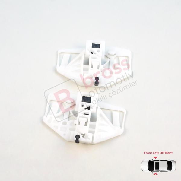 Citroen Berlingo MK1 M MF Peugeot Partner MK1 9221G1 İçin Ön Sol Kapı Cam Kriko Tamir Plastiği - Image 1