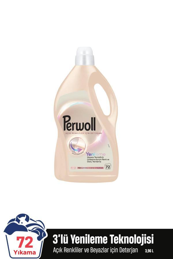 Açık Renkler İçin Sıvı Deterjan 3.96L – 72 Yıkama Renk Koruma & Derin Temizlik - Image 1