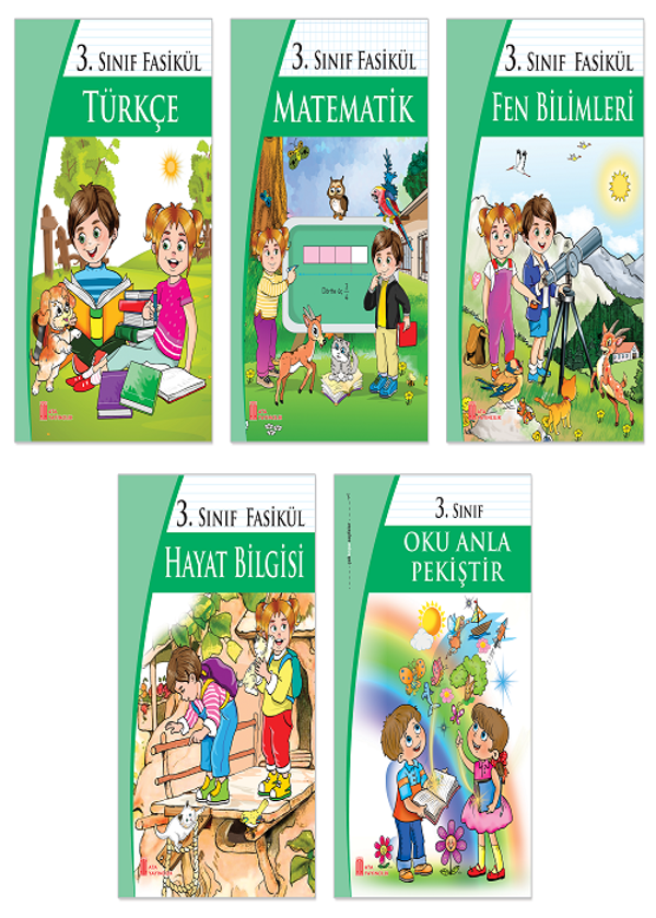 3. Sınıf Fasikül 5'li Set (Türkçe-Matematik-Fen Bilgisi-Hayat Bilgisi-Oku Anla Pekiştir) - Ata Yayıncılık - Image 1