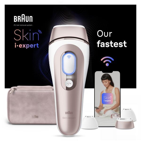 Braun IPL Skin i·expert, Evde Tüy Alma, Ücretsiz Uygulama, Çanta, Gillette Venus, 3 Başlık, PL7257 - Image 1