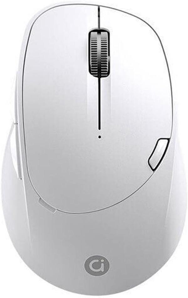 Adol Kablosuz Dual Band Hibrit Bluetooth &Wireless Kablosuz Mouse Şarjlı - Beyaz - Image 1
