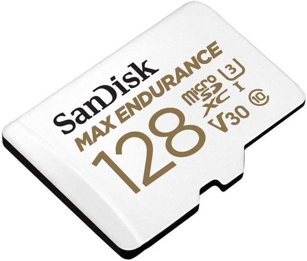 Sandisk Ev Güvenlik Kameraları Ve Araç Kameraları Için Maksimum Dayanıklılık Microsdhc 128Gb Sd Adap - Image 1