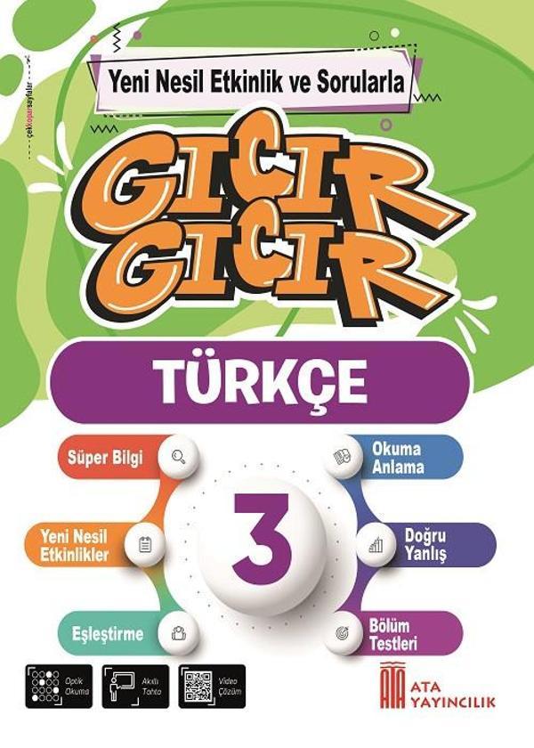 3. Sınıf Gıcır Gıcır Türkçe - Ata Yayıncılık - Image 1