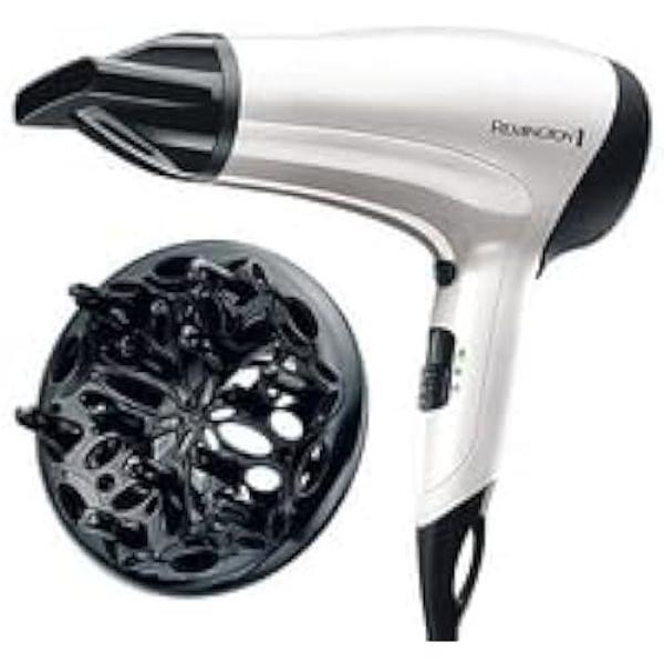 Remington D3015 2000 W Beyaz – Saç Kurutma Makinesi (Beyaz, Delik Griff Asmak Için, 2000 W) - Image 1