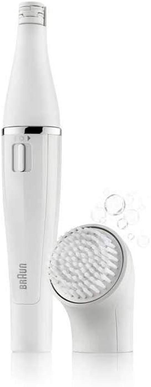 Braun Face 810 Yüz Epilatörü Ve Temizleme Fırçası Sistemi, Beyaz - Image 1