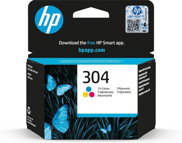 Hp 304 Renkli Mürekkep Kartuş 100 Sayfa (N9K05Ae) - Image 1