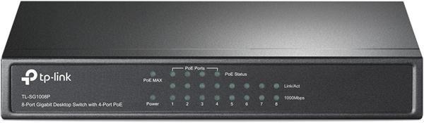Tp-Link Tl-Sg1008P, 8-Port Gigabit Desktop Switch With 4-Port Poe+ - Image 1