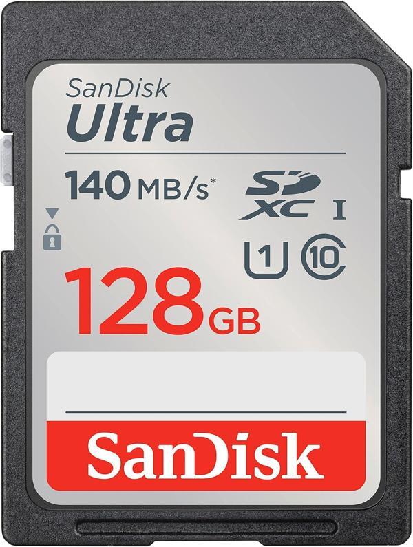 Sandisk Ultra Sdsdunb-128G-Gn6In Class 10 Uhs-I U1 128 Gb Hafıza Kartı - Image 1
