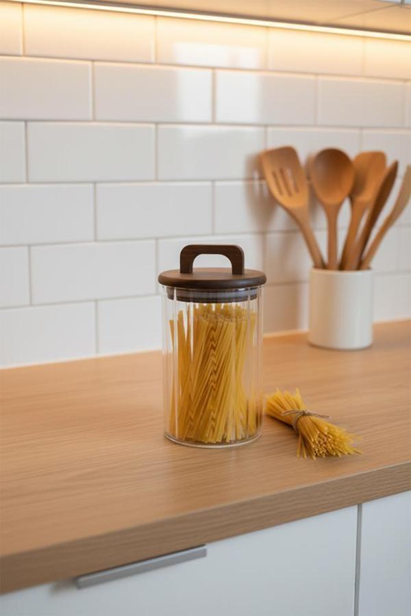 Mien Akasya Kapaklı Baharat Bakliyat Kavanoz 950 ml - Image 1