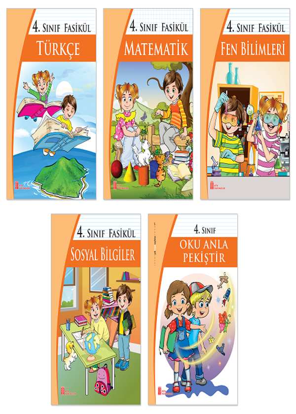 4. Sınıf Fasikül 5'li Set (Türkçe-Matematik-Fen Bilgisi-Sosyal Bilgiler-Oku Anla Pekiştir) - Ata Yayıncılık - Image 1
