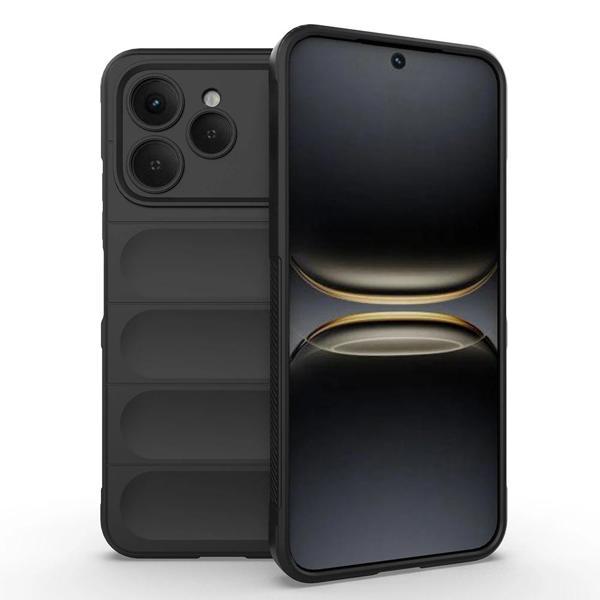 Tecno Spark 40 Kılıf Esnek TPU Oyuklu Arka Yüzey Tasarımlı Zore Etnik Silikon Kapak - Image 1