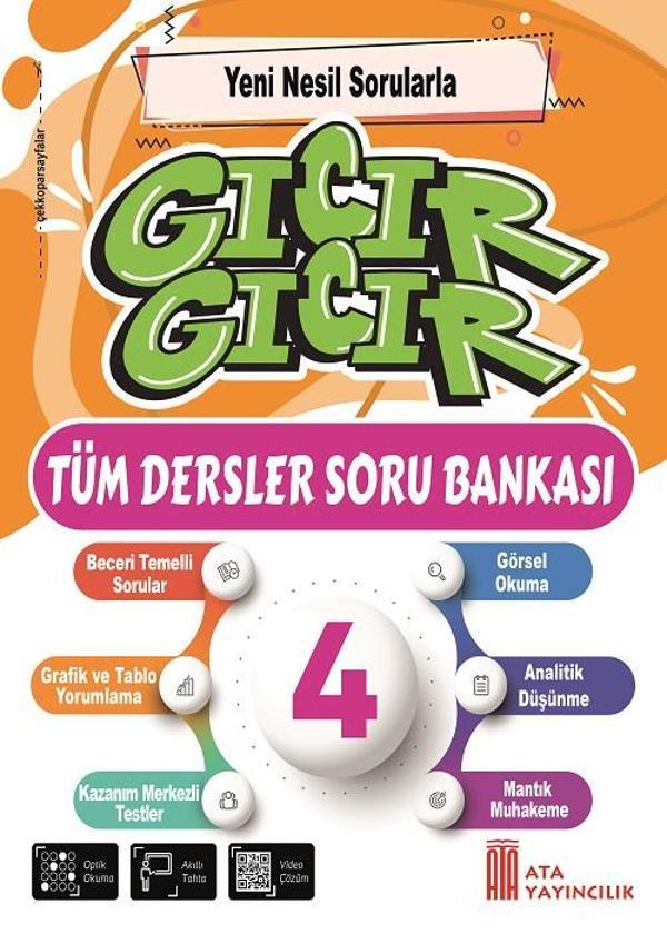 4. Sınıf Gıcır Gıcır Tüm Dersler Soru Bankası - Ata Yayıncılık - Image 1