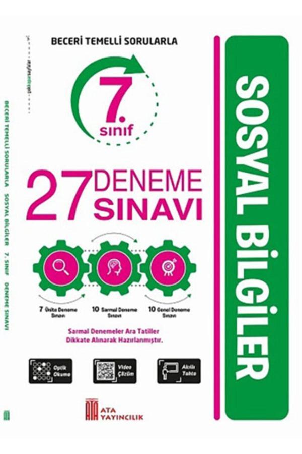 7. Sınıf 27 Deneme Sınavı Sosyal Bilgiler - Ata Yayıncılık - Image 1