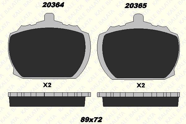 FREN BALATA ÖN FORD TRANSIT ŞASİ- FORD TRANSIT BOX, RANGE ROVER,  ROVER 2000-3500 - - Image 1
