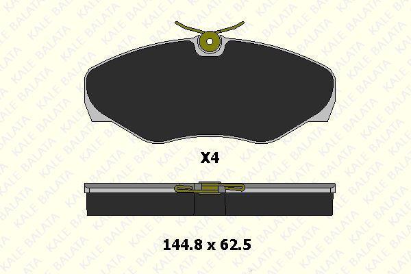 FREN BALATA ÖN RENAULT TRAFFIC II (F9Q) - NISSAN PRIMASTAR - OPEL VIVARO - Image 1