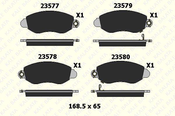 FREN BALATA ÖN FORD TRANSIT V184 - 02-06 ARKADAN ÇEKER - Image 1