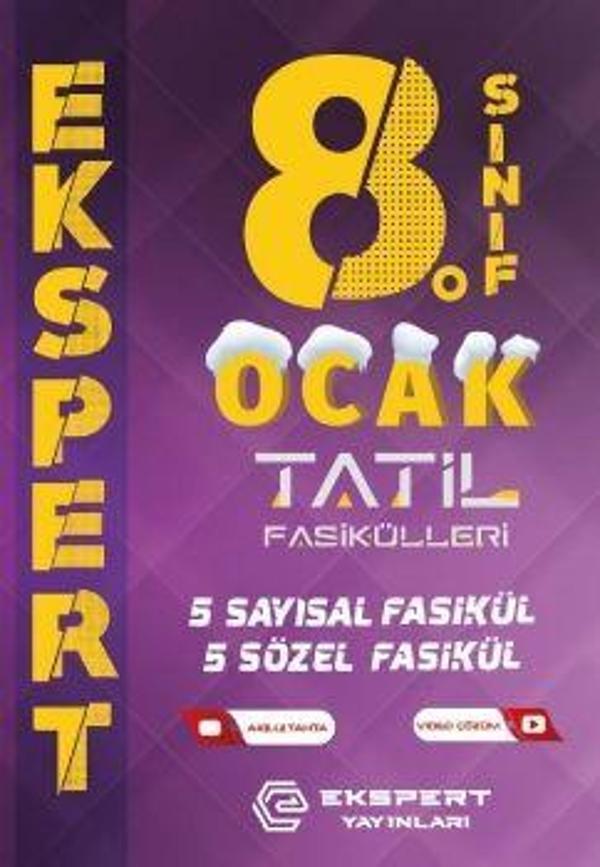 8. Sınıf Ekspert Ocak Tatil Fasikülleri - Ata Yayıncılık - Image 1