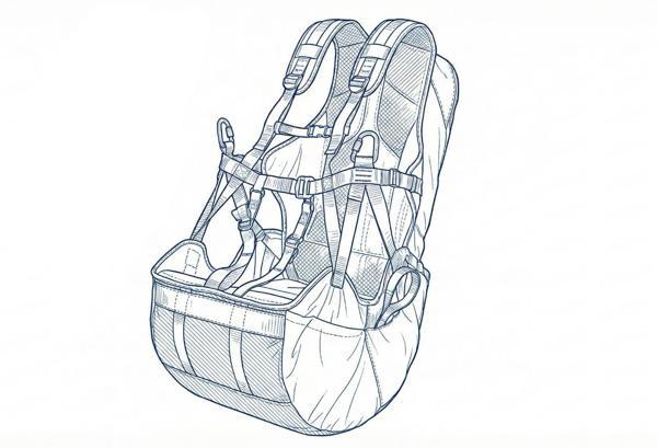 Independence Passenger Pro Tandem Harness Paraşüt Koltuğu - Image 1